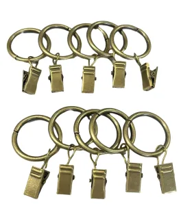 Krúžok so štipcom kus antik  Ø19 mm