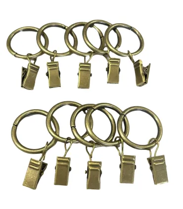 Krúžok so štipcom kus antik  Ø19 mm