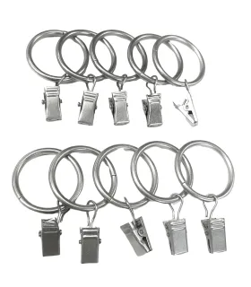 Kółko z  żabką szt. chrom satyna  Ø16 mm