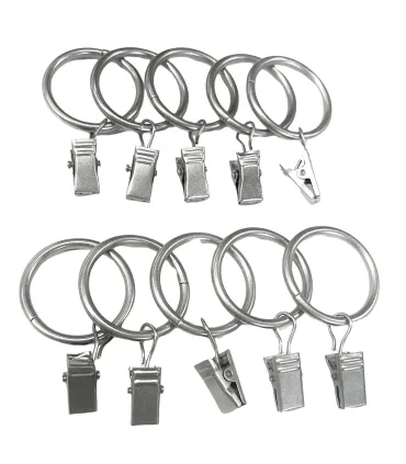 Kółko z  żabką szt. chrom satyna  Ø16 mm