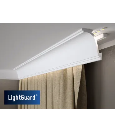 Garnižová stropná lišta MARDOM MD110 - vhodná pre LED podsvietenie