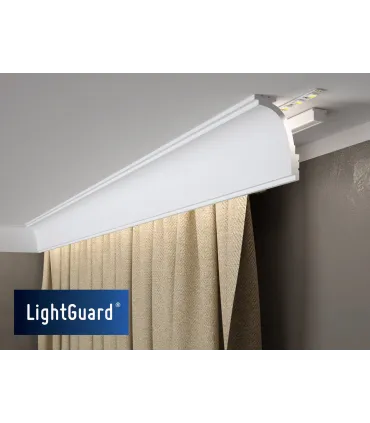 Garnižová stropná lišta MARDOM MD161 - vhodná pre LED podsvietenie