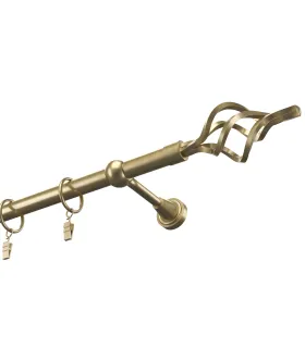 Kovová garnýž Antik  Ø 19 mm Gula Azur