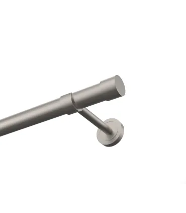 Kovová garnýž Satin nickel Ø 28 mm - Pullo