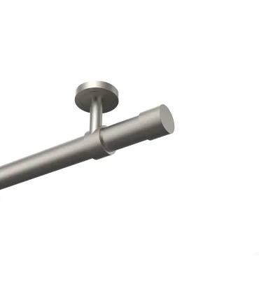 Kovová garnýž Satin nickel Ø 28 mm - Pullo