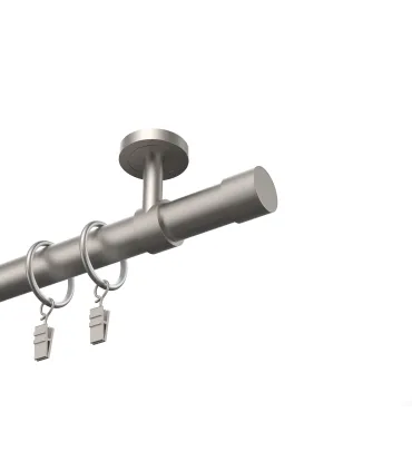 Kovová garnýž Satin nickel Ø 28 mm - Pullo