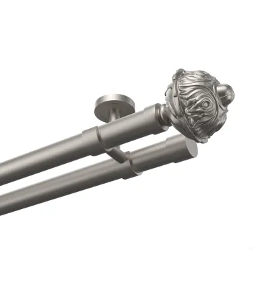 Kovová dvojitá garnýž EXCLUSIVE Satin Ø 28 mm - Damascus