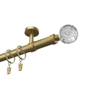 Kovová garnýž Antik Ø 28 mm - Crystal