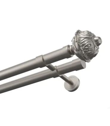 Kovová dvojitá garnýž EXCLUSIVE Satin Ø 28 mm - Damascus