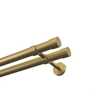 Kovová dvojitá garnýž EXCLUSIVE Antik Ø 28 mm - Pullo