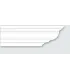 Dekorativní nástěnná lišta WD04A 200 x 3.8 cm