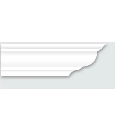 Dekorativní nástěnná lišta WD04A 200 x 3.8 cm
