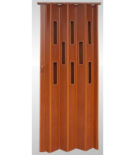 Shrnovací dveře prosklené Vivaldi Calvados