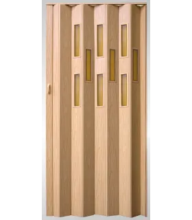 Shrnovací dveře prosklené Vivaldi Borovica