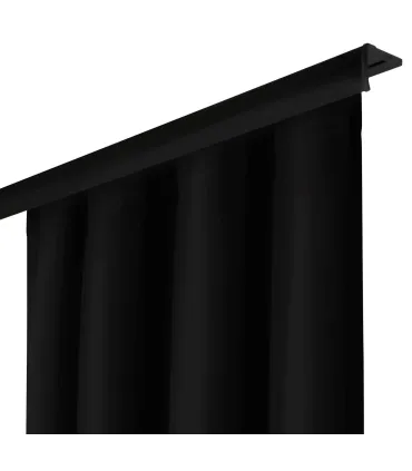 Závěs na řasící pásce barva Černá