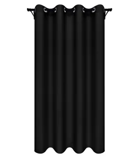 Závěs s kroužky barva Černá