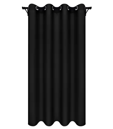 Závěs s kroužky barva Černá