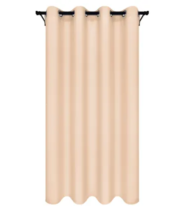 Závěs s kroužky barva Pískově béžová