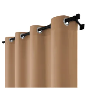 Závěs s kroužky barva Sladký karamel