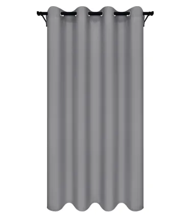 Závěs s kroužky barva Kamenná Šedá