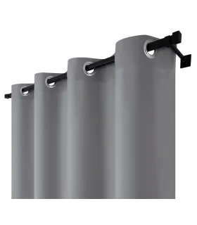 Závěs s kroužky barva Kamenná Šedá