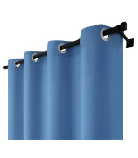 Závěs s kroužky barva Královská modrá