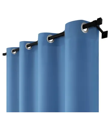 Závěs s kroužky barva Královská modrá