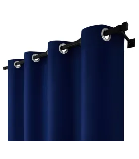 Závěs s kroužky barva Tmavé Granátové Jablko