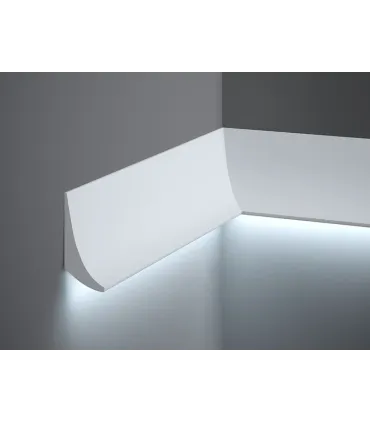 Dekorativní nástěnná lišta QL006 200 x 7 x 4.2 cm Mardom - vhodná pre LED podsvietenie