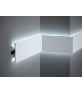 Dekorativní nástěnná lišta QL017 200 x 10 x 2.5 cm Mardom - vhodná pre LED podsvietenie