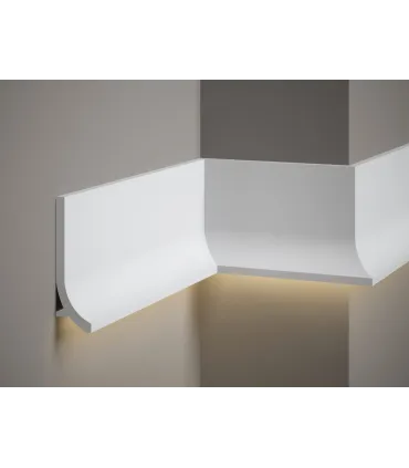 Dekorativní nástěnná lišta QS011 200 x 13.5 x 4 cm Mardom - vhodná pre LED podsvietenie