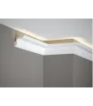 Dekorativní lišta na strop MD106 200 x 5.7 x 5.7 cm Mardom - vhodná pre LED podsvietenie