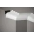 Dekorativní lišta na strop MD110 200 x 8.9 x 10.6 cm Mardom - vhodná pre LED podsvietenie