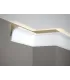 Dekorativní lišta na strop MD111 200 x 9.2 x 6.2 cm Mardom - vhodná pre LED podsvietenie