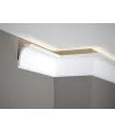 Dekorativní lišta na strop MD111 200 x 9.2 x 6.2 cm Mardom - vhodná pre LED podsvietenie