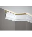 Dekorativní lišta na strop MD137 200 x 9.6 x 5.5 cm Mardom - vhodná pre LED podsvietenie