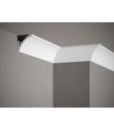 Dekorativní lišta na strop MD380 200 x 6.7 x 6.7 cm Mardom - vhodná pre LED podsvietenie