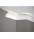 Dekorativní lišta na strop MD380 200 x 6.7 x 6.7 cm Mardom - vhodná pre LED podsvietenie
