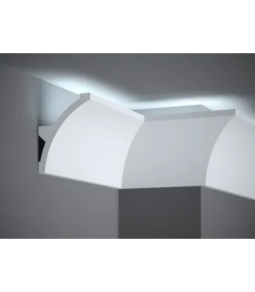 Dekorativní lišta na strop MDB101 200 x 14 x 10.6 cm Mardom - vhodná pre LED podsvietenie