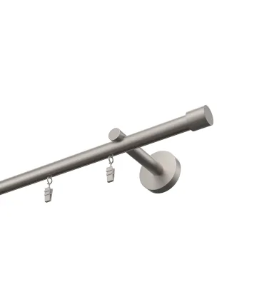 Profilová hliníková garnýž jednoduchá Elegant Satin Pullo