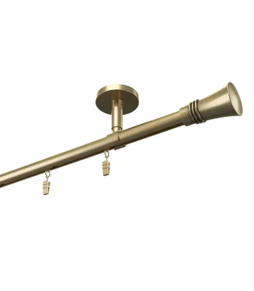 Profilová hliníková garnýž jednoduchá Elegant Antik capri