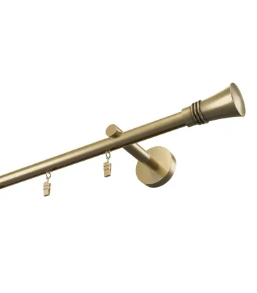 Profilová hliníková garnýž stropní jednoduchá Elegant Antik Capri