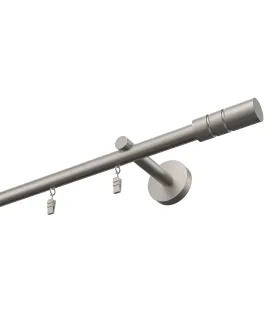 Profilová hliníková garnýž jednoduchá Elegant Satin Cylinder hl