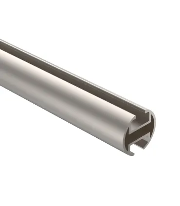 Profilová hliníková garnýž jednoduchá Elegant Satin Cylinder hl