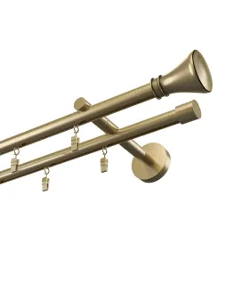 Profilová hliníková garnýž dvojitá Elegant antik Koloseo