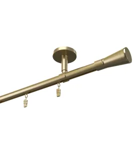 Profilová hliníková garnýž stropní jednoduchá Elegant Antik Rimini