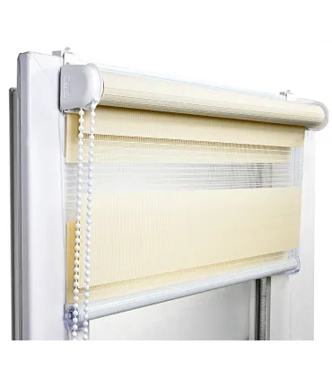 Roleta Den a Noc prémiová řada Ecru