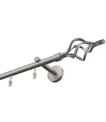 Profilová hliníková garnýž jednoduchá Elegant Satin Gula Azur