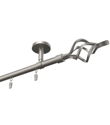 Profilová hliníková garnýž stropní jednoduchá Elegant Satin Gula Azur