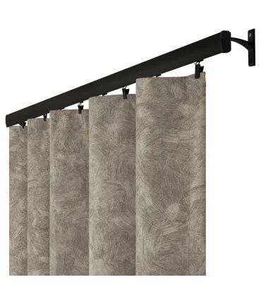 Závěs na řasící pásce barva Bronzyt